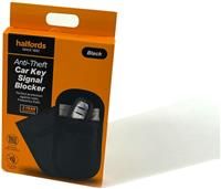 Halfords AntiTheft Car Key Signal Blocker  Black