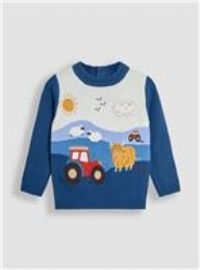 JOJO MAMAN BÉBÉ Tractor Scene Jumper 5-6 Years