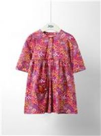 JOJO MAMAN BÉBÉ Fox Floral Pet In Pocket Button Front Dress 5-6 Years