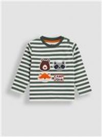 JOJO MAMAN BÉBÉ Woodlands Friends Applique Top 4-5 Years
