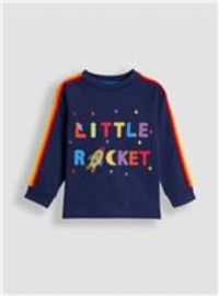 JOJO MAMAN BÉBÉ Rocket Applique Top 18-24 months