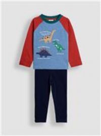 JOJO MAMAN BÉBÉ 2-Piece Dino Facts Top And Leggings Set 3-4 Years