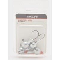 Westlake Jig Heads Assorted Pack 0.8G & 1.5G, Silver