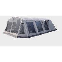 Berghaus Telstar 8 Nightfall Air Tent with Darkened Bedroom Technology, Built in Porch and Sewn in Groundsheet, Inflatable 8 Man Tent, Family Tent for 8 People, Camping Equipment, Grey, One Size