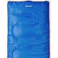 Eurohike Snooze 200 2 Season Rectangular Sleeping Bag, Festival Essentials, Travel Accessories, Camping Accessories, Camping Equipment, Hiking, Trekking, Backpacking, Blue, One Size