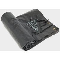 HI-GEAR Hampton 4 Person Tent Footprint, Prolongs the Life of your Tent, Groundsheet Protector, Tent Accessories, Festival Essentials, Camping Accessories, Camping Equipment, Grey, One Size