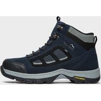 Peter Storm Men/'s Camborne Mid-Rise Waterproof Walking Boots with StormGrip Outsole and Ankle Support, Outdoors, Camping, Travelling, Trekking & Hiking Footwear, Navy, UK8