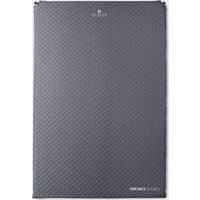 Hi-Gear Dream 5 Self Inflating Double Sleeping Mat, Outdoor Sleeping, Inflatable Mattress, Backpacking, Festival Essentials, Camping Equipment, Camping Accessories, Grey, One Size