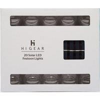 HI-GEAR 20 Solar LED Festoon Lights, Silver