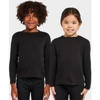 Kids' Thermal Crew Neck Top, Black