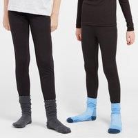 Kids' Thermal Baselayer Pants, Black