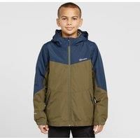 Berghaus Kids/' Stokesley 3 in 1 Jacket with AQ2™ Waterproof Fabric and Lightweight Micro-fleece Inner, Kids/' Hiking & Outdoor Recreation Clothing (14-15 Years, Khaki/Navy)