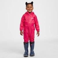 Peter Storm Infants' Fleece Lined Waterproof Suit, Pink