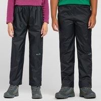 Peter Storm Kids' Unisex Waterproof Over Trousers, Black
