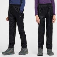 Peter Storm Kids' Unisex Packable Pants, Black