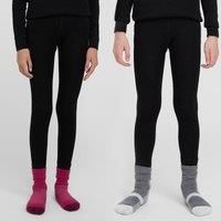 Peter Storm Boys/' Merino Baselayer Leggings, Black, Age 13