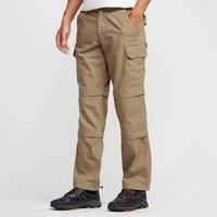 Peter Storm Men’s Ramble II Water Resistant Double Zip Off Walking Trousers with Six Pockets, Men/'s Hiking & Outdoor Recreation Clothing (UK, Waist & Inseam, 38, 33, Cream)