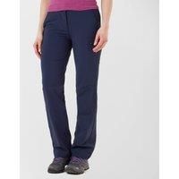Women's Stretch Roll-Up Trousers, Blue