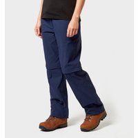Brasher Women's Zip-Off Stretch Trousers, Navy