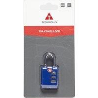 Technicals TSA Approved 3-Digit Combination Lock, Blue/MBL