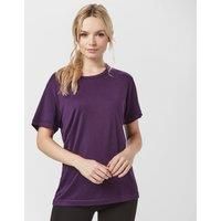 Peter Storm Women's Short Sleeve Thermal Crew, Purple