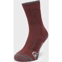 Brasher Women's Walker Socks, Red/Purple/Grey