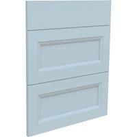 French Shaker Kitchen 3 Drawer fronts (W)597mm - Light Blue