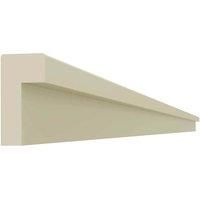Timber Shaker Ivory Painted 2400mm Cornice and Pelmet