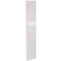 Modern Slab Kitchen Cabinet Door (W)147mm - Gloss White