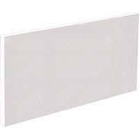 Modern Slab Kitchen Bridging Door (W)597mm - Gloss White