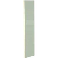 Modern Slab Kitchen Cabinet Door (W)147mm - Gloss Grey