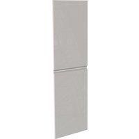Handleless Kitchen Larder Door (Pair) (H)976 x (W)597mm - Gloss Grey