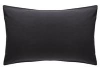 Habitat Washed Standard Pillowcase Pair  Charcoal