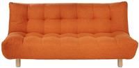 Habitat Kota 3 Seater Fabric Sofa Bed  Orange
