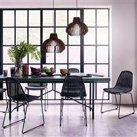 Habitat Achille Plywood Pendant Shade  Walnut