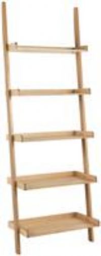 Habitat Jessie Oak Veneer Wide Leaning Ladder Storage Unit