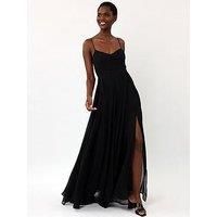 Religion Olsen Maxi Dress -Black