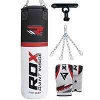 4Ft Punchbag with Gloves Chains and Bracket