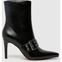 schuh Brogan Hardware Heel Boots in Black