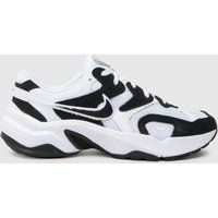 Nike al8 trainers in black & white