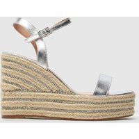 schuh Valerie Espadrille Sandals in Silver