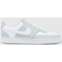 Nike Court Vision Trainers in White & grey