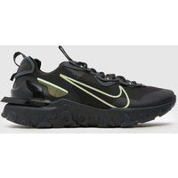 Nike React Vision Trainers in Black & Green