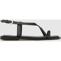 schuh Taran Metal Toeloop Sandals in Black