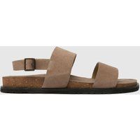 schuh Sol Footbed Sandals in Taupe