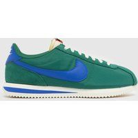 Nike Cortez Trainers in Green Multi