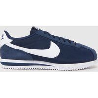 Nike Cortez Trainers in Navy & White