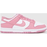 Nike Dunk Trainers in White & Pink