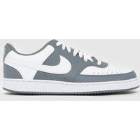 Nike Court Vision Trainers in White & grey