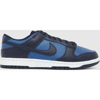 Nike Dunk Low Trainers in Navy Multi